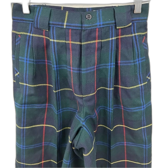Greg Adams Vintage Plaid Tartan High Waisted Shorts NWT Size 8 - Picture 14 of 15